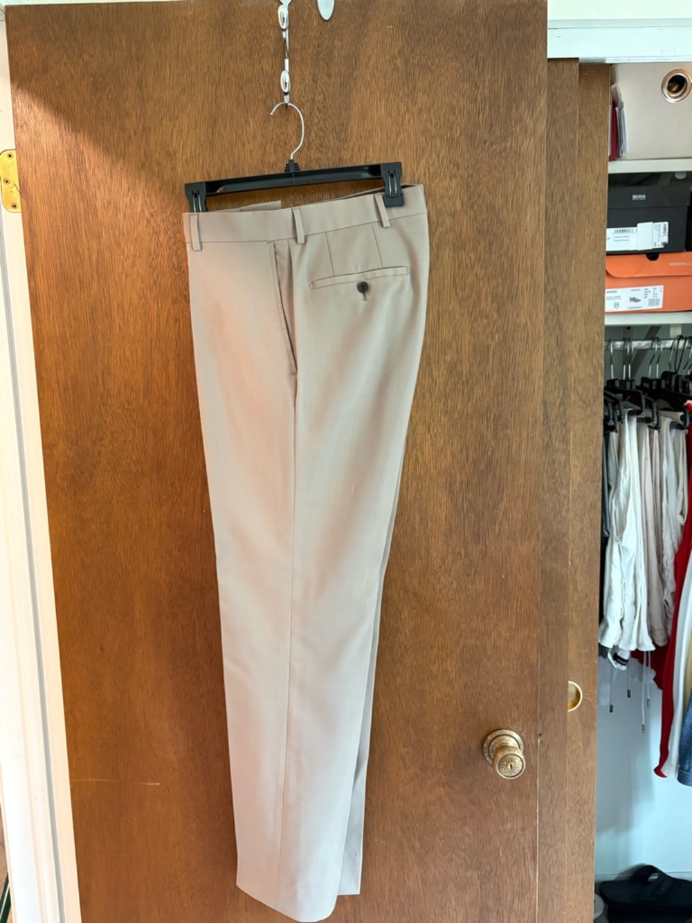 Hugo Boss Beige Dress Trousers - Classic Tailored